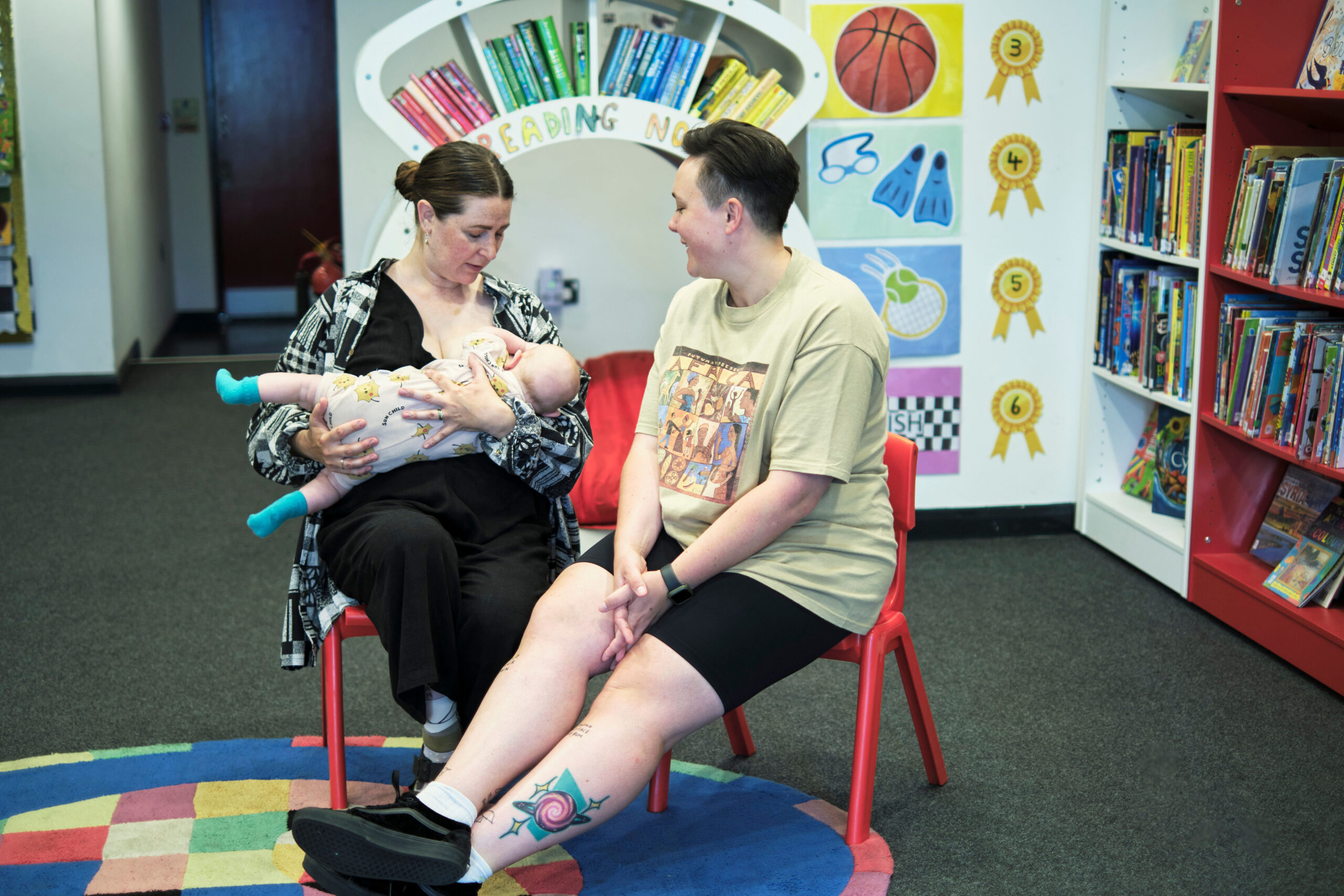 Couple with their baby