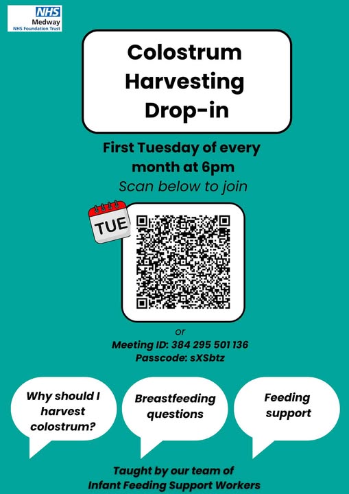 Medway Maternity colostrum poster