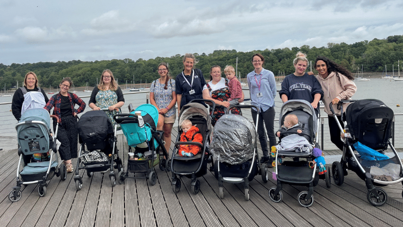 BumpClub walk in Medway of mums and their buggies